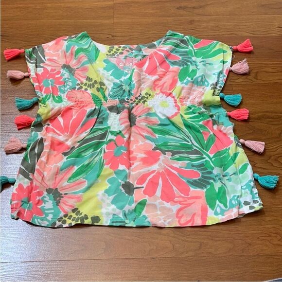 Cat & Jack tassel swimsuit coverup size 6/6X - Picture 2 of 5